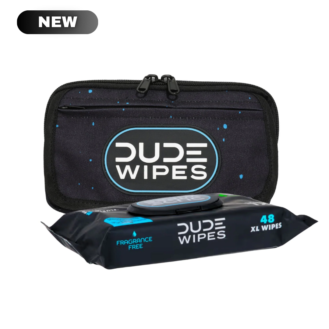 DUDE Wipe Attachment with fragrance-free wipes for convenient and portable personal hygiene on the go.