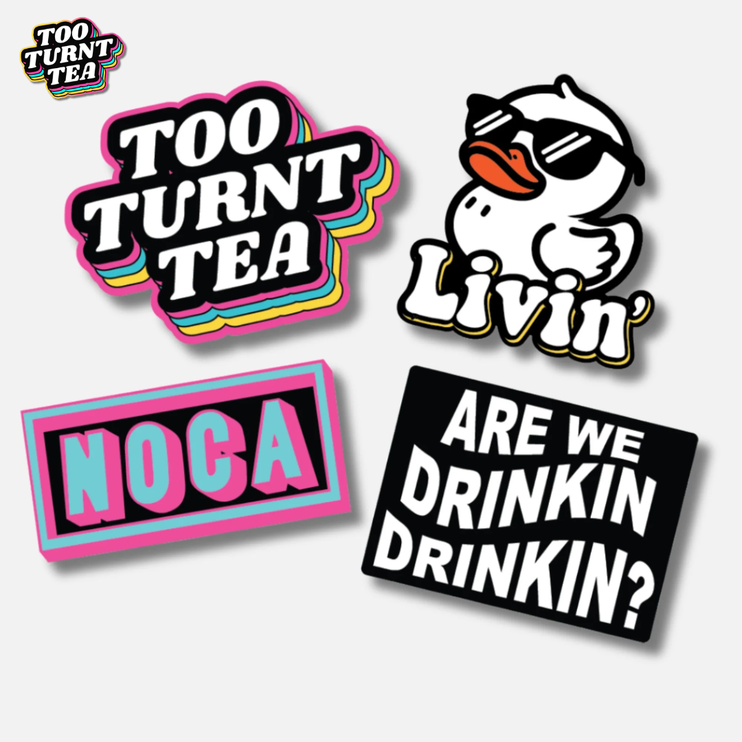 Too turnt Tea x SHITI Patch Pack