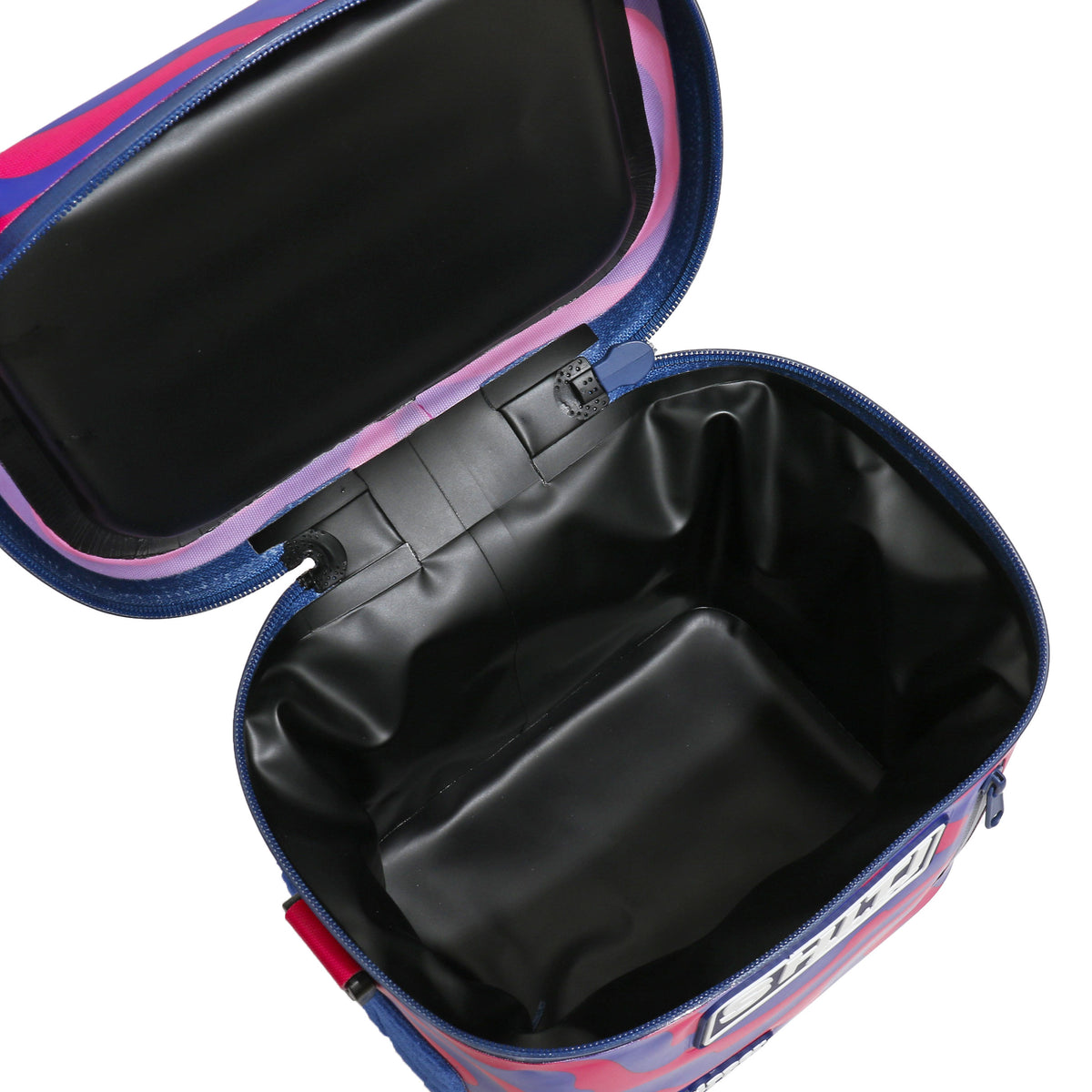 Interior view of the Daytripper Soft Cooler, showcasing a spacious, insulated compartment designed to hold six cans.