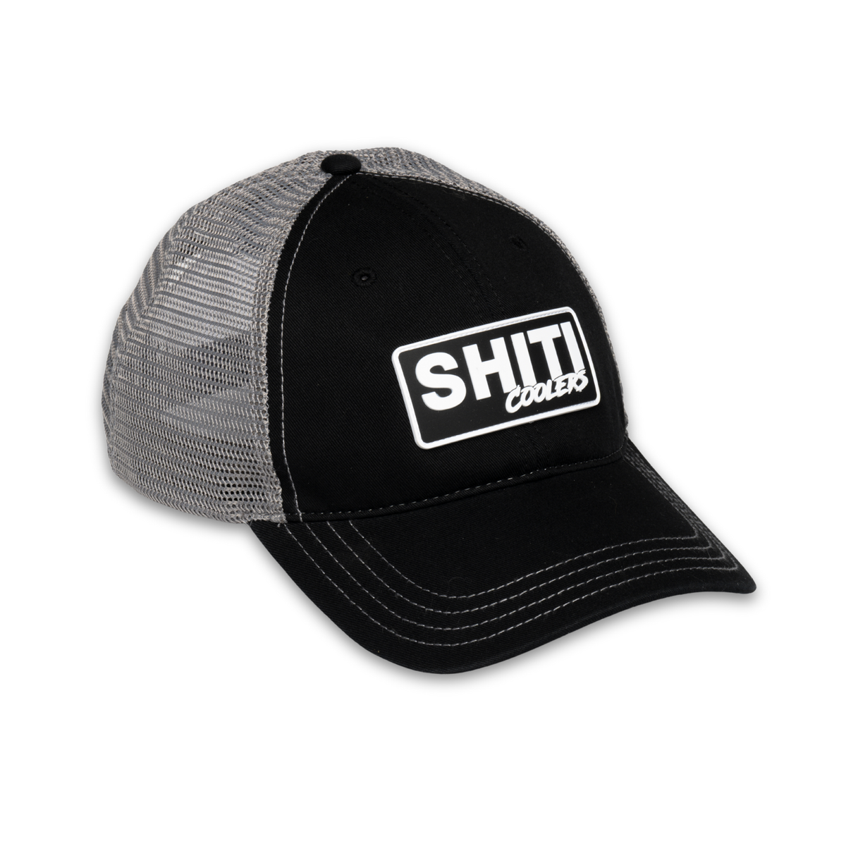 SHITI Coolers Black Relaxed Trucker Hat
