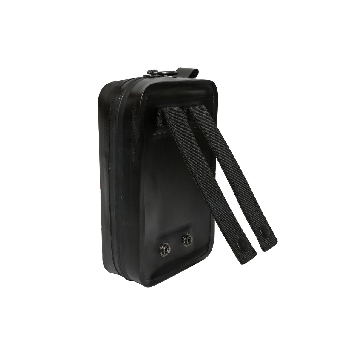 Waterproof storage attachment designed for coolers, featuring durable straps for secure attachment and protection from the elements.