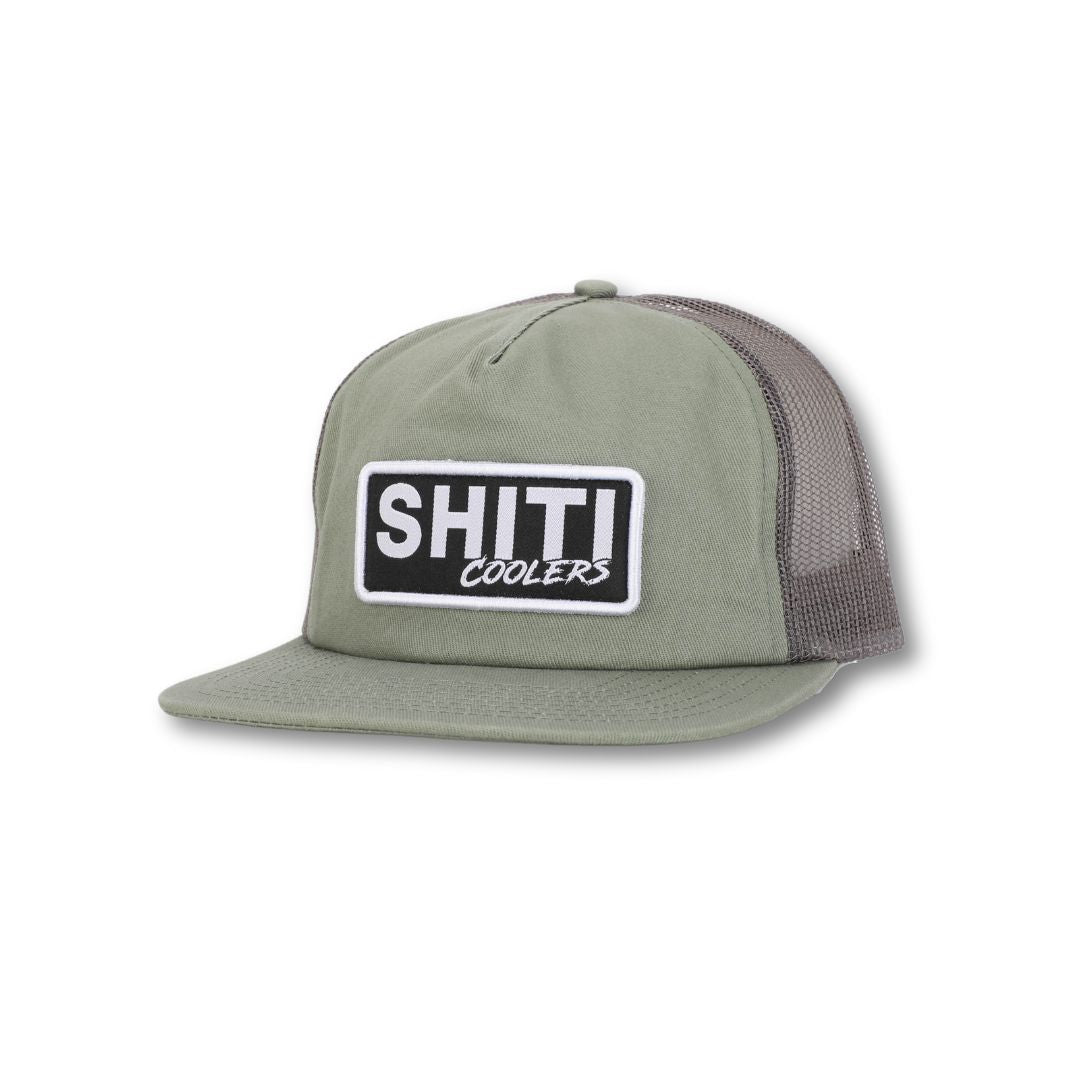 SHITI Coolers Patch Flat Bill Hat