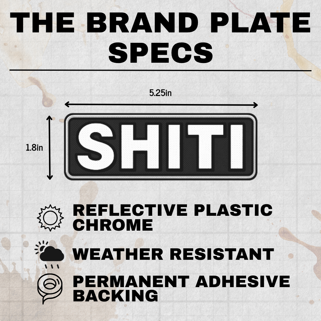 Chrome Brand Plate