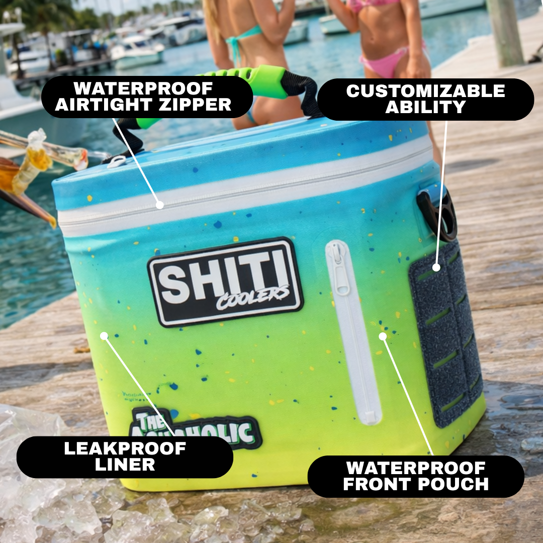 Aquaholic Soft Cooler - 6 Can