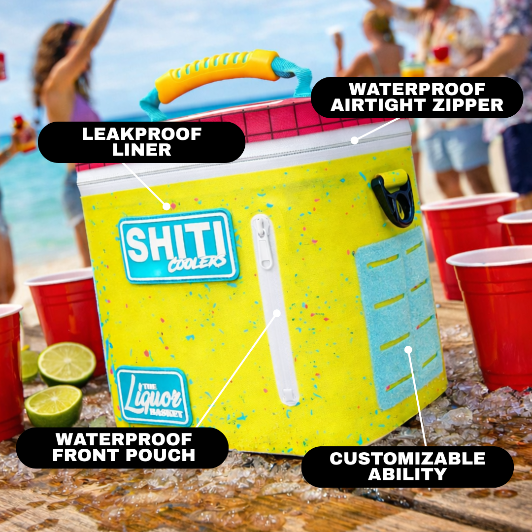 Liquor Basket Soft Cooler - 6 Can