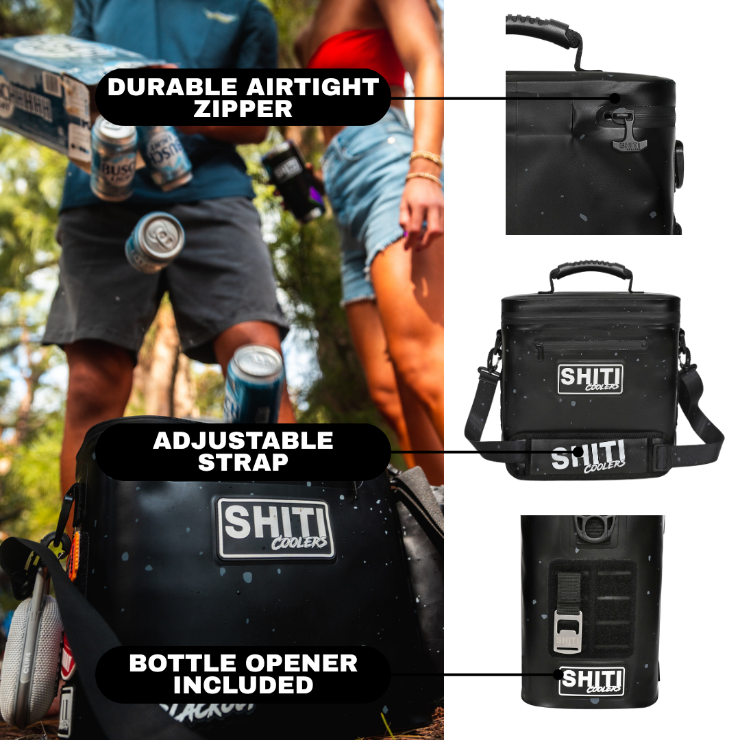 Blackout Soft Cooler | 12 Can Capacity | Insulated Design | Perfect For Parties