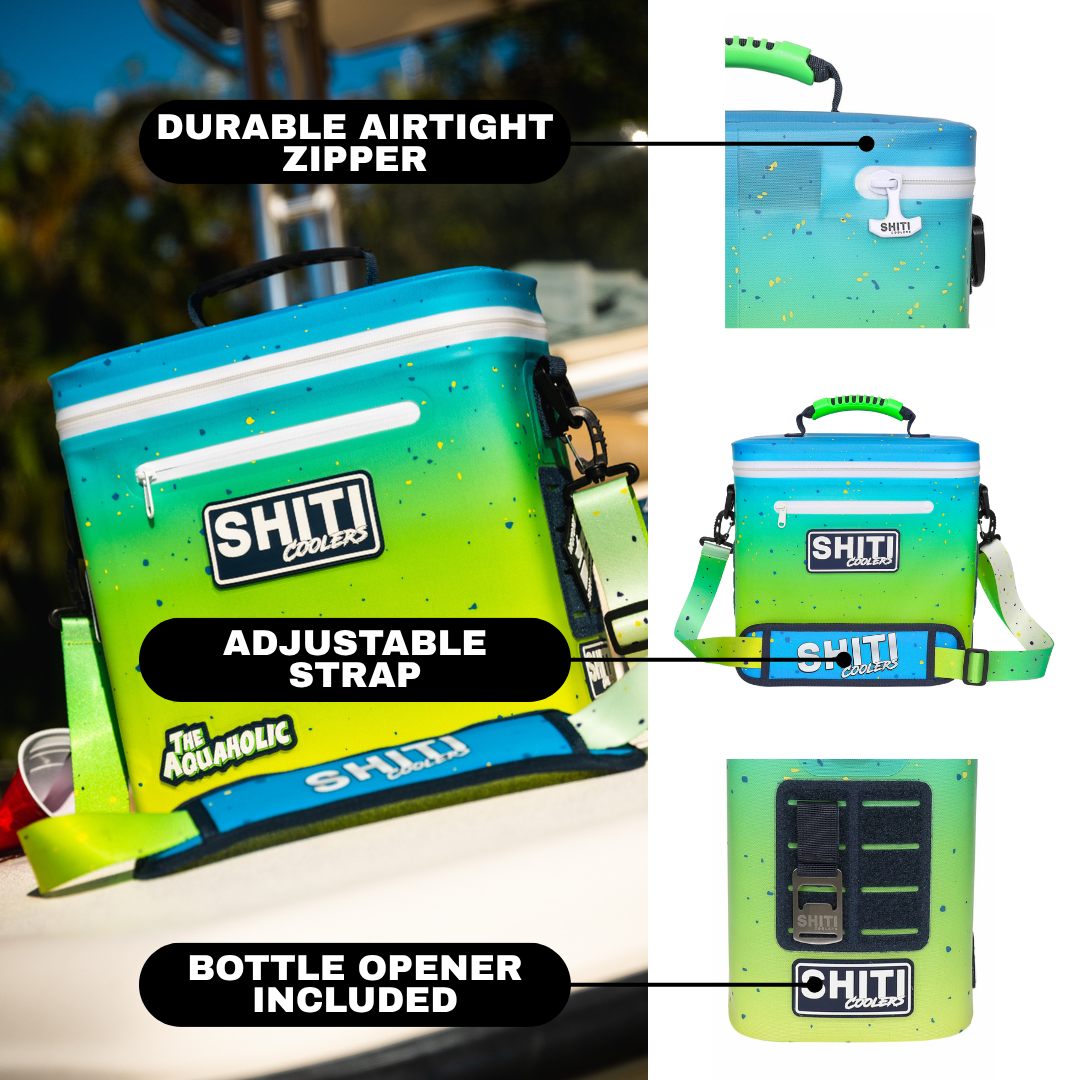 Aquaholic Soft Cooler - 12 Can