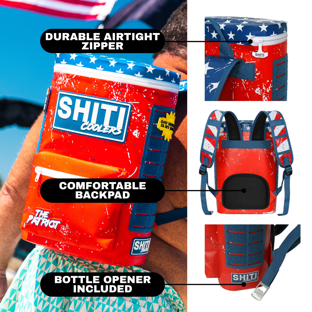 Patriot Backpack Cooler - 15 Can