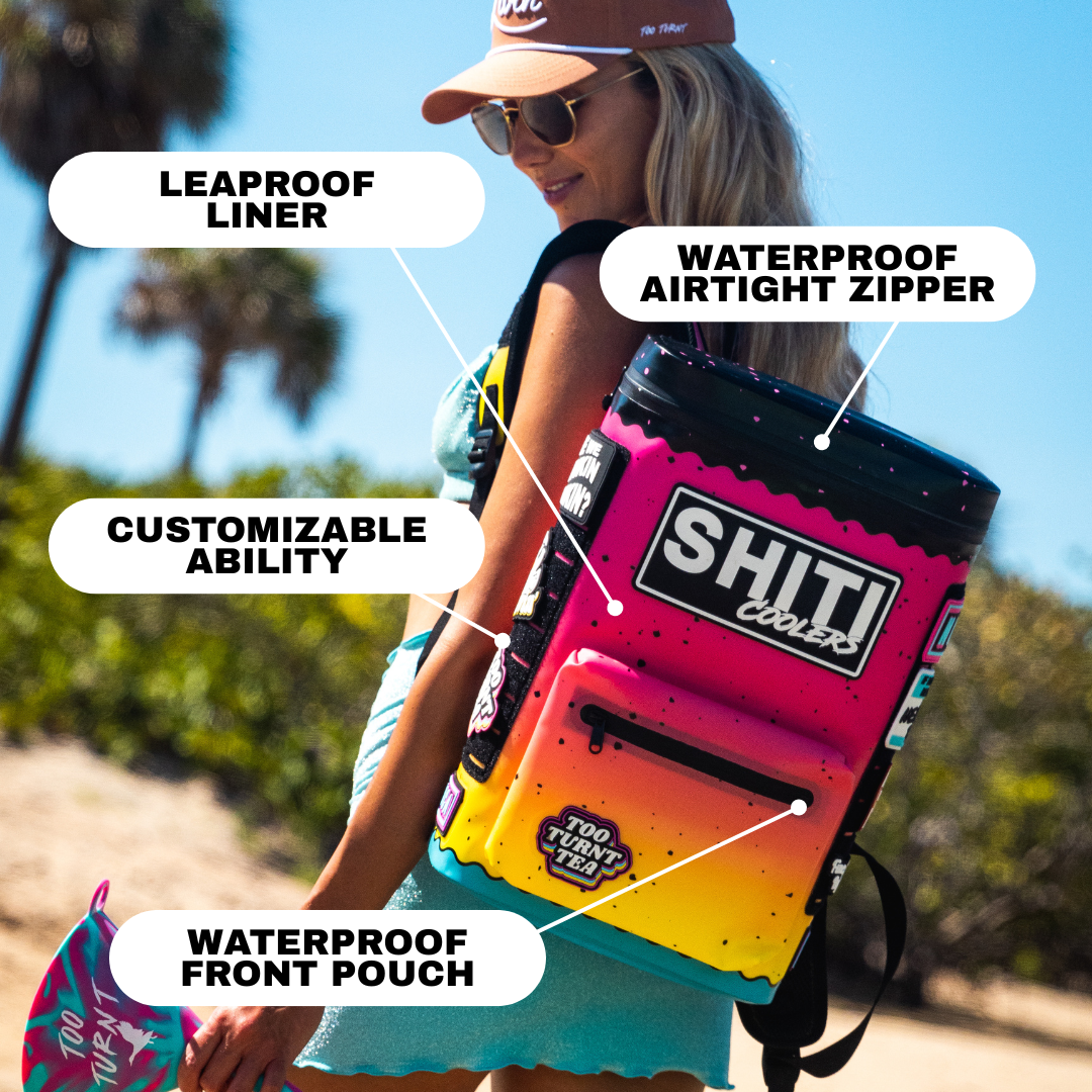 Too Turnt Tea Backpack Cooler - 15 Can