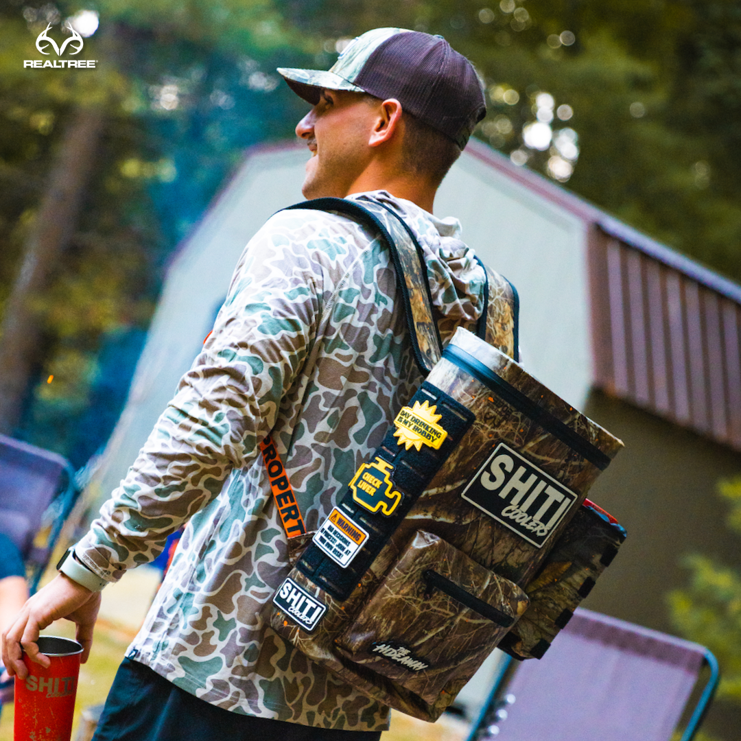 Realtree Backpack Cooler 15 Can Insulated Leakproof SHITI