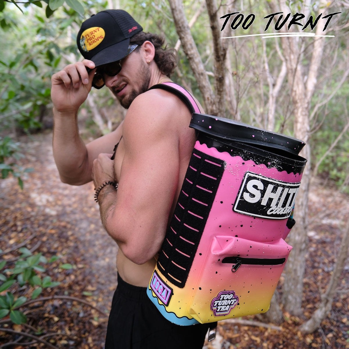 Too Turnt Tea Backpack Cooler - 15 Can