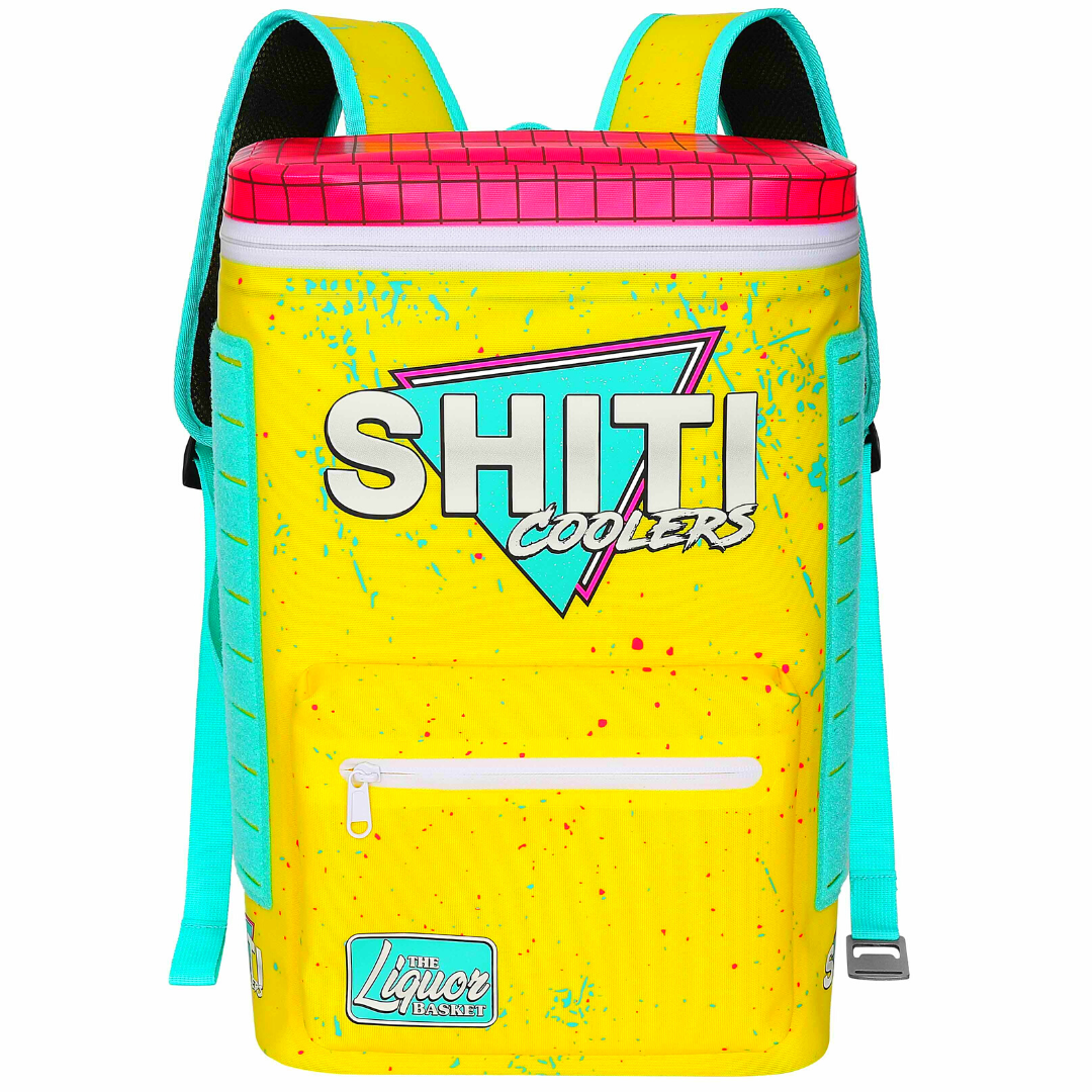 Liquor Basket Backpack Cooler 15 Can Insulated Leakproof