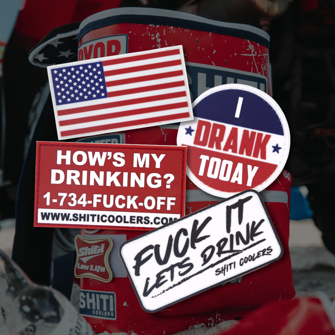 SHITI Velcro Patch 4Pack SHITI Coolers